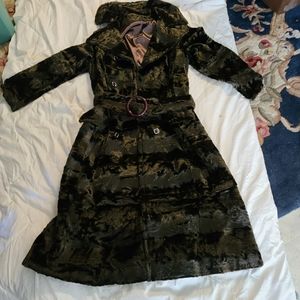 Womans vintage trench coat